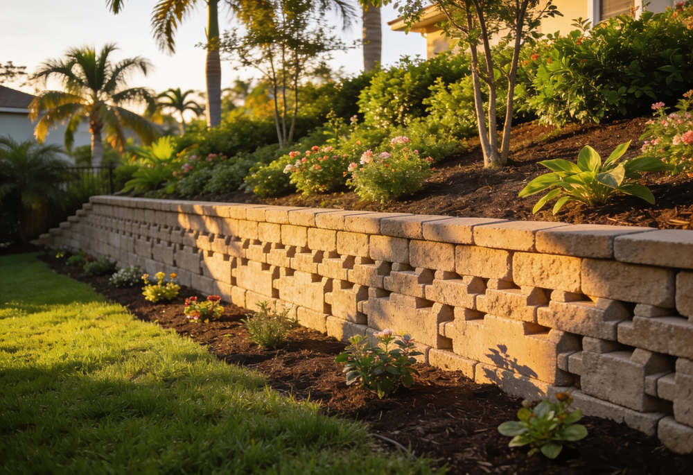 Does Your Sloped Ocala Yard Need a Retaining Wall?